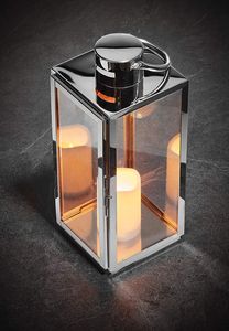Farol de acero inoxidable personalizado para decoración de interiores y exteriores, farol de piso moderno estilo rústico, farol decorativo hecho a mano. - Product Image 6