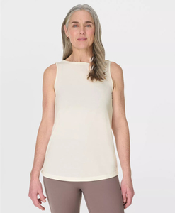 Débardeur basique à col rond pour femme, débardeur ajusté en coton, respirant, tricoté, style décontracté - Product Image 4