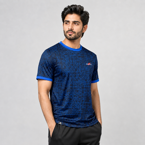 T-shirts de sublimation pour hommes en polyester-coton de haute qualité, à manches courtes, design décontracté d'été, différentes tailles disponibles - Product Image 3