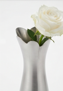 Modern Stainless Steel <b>Flower</b> Vase Tabletop <b>For</b> Home Decor Elegant Floral Arrangement Table <b>Centrepiece</b> Living Room - Product Image 2
