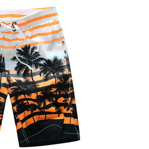 Pantalones Cortos de Playa Casuales con Estampado Digital, Elásticos, Sólidos, con Logotipo Personalizado, MOQ Bajo, Antibacterianos, Transpirables, 100% Lona, Último Modelo - Product Image 2