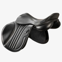 Selle de saut américaine en cuir la plus vendue, style Western et anglais, avec quincaillerie en acier inoxydable, arceau en plastique, durable, Horsekraft