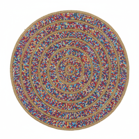 Nouveau design, set de table classique floral brodé à la main avec perles de rocaille de 5 mm, réutilisable, pour événements festifs et maison, haute qualité, café