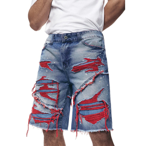 Nuevos Pantalones Cortos de Mezclilla para Hombre, Diseño Único, Estilo Urbano, Alta Calidad - Product Image 5