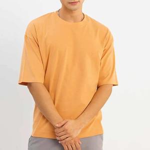 Services OEM, vente en gros de t-shirts pour hommes, coupe ample, style streetwear hip-hop, polyester-coton lourd, séchage rapide - Product Image 1