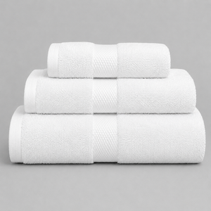 Juego de Toallas de Baño de Algodón Blanco de Lujo, Sin Torsión, Comprimidas, Ecológicas, de Algodón Premium, Suaves y Absorbentes, para Hotel y Spa - Product Image 1