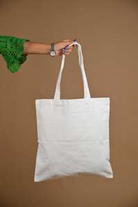 Sac de toilette personnalisé en toile de coton recyclé écologique grande capacité pour femme, petit trousseau de maquillage à fermeture éclair pour usage personnel - Product Image 3