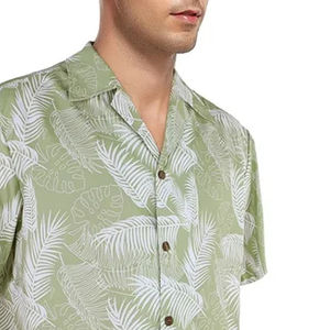 Chemise de plage respirante pour homme, couleur personnalisée, logo personnalisé, manches courtes, prête pour la sublimation - Product Image 5