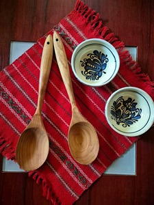 Cuchara de madera de alta calidad para cocinar, utensilio moderno, personalizable - Product Image 3