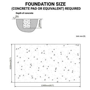 Serra 40FT X 20FT per Grow Tent con Copertura in Rete Ripstop Leno da 12 Mil e Finestre a Rullo per Cold Frame TMG Struttura G-Stable - Product Image 4