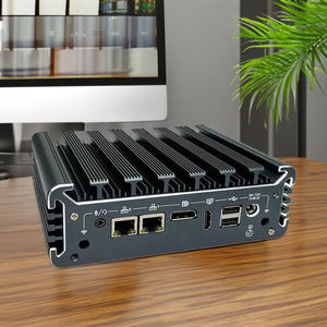 Промышленный мини-ПК Core I5 7360U Dual Lan DP HD дисплей Linux настольный компьютер безвентиляторный мини-ПК поддержка двойных КОМОВ - Product Image 1