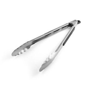 Pinzas de cocina de acero inoxidable, pinzas de cocina resistentes, espátula ranurada antiadherente, pinzas para parrilla de barbacoa, volteador de alimentos, pinzas multiusos - Product Image 3