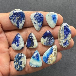 Natural Blue Afghanite Gemstone Cabochon Wholesale Loose Stone for Jewelry Making & Healing Crystals BY MAHNAJ GEMS - Product Image 4