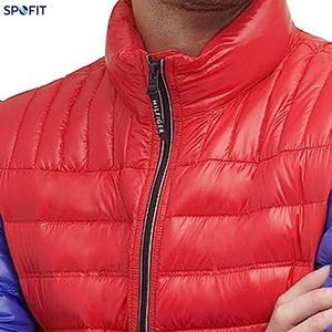 Nouvelle Veste Matelassée Décontractée Imperméable de Haute Qualité pour l'Extérieur, Modèle Printemps 2026, avec Fermeture Éclair et Teinture Unie, Vente en Gros - Product Image 5