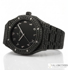 นาฬิกา Audemars Piguet หรูหรา ตัวเรือนโลหะผสม ประดับเพชรโมอิสซาไนต์ ควอตซ์ คริสตัลแซฟไฟร์ สไตล์สปอร์ต สำหรับผู้ชายและผู้หญิง ดีไซน์แบบฮิปฮอป พรีเมียม - Product Image 1
