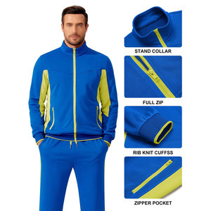 Streetwear Lightweight comfortable stretchy versatile oversized Long Sleeves tracksuit for man 100% cotton Tracksuits - Product Image 5