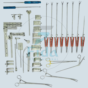 Fida <b>Valve</b> XS Cardiac Surgery MICS 28 Pcs Instruments Set with Lateral Rib Retractor CABG Certified ISO13485 - Product Image 4