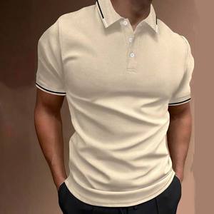Chemises de golf respirantes pour hommes à manches courtes 100% coton, unies, personnalisables, prix abordable, faible MOQ - Product Image 2