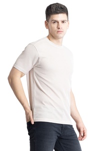 T-shirts en coton gaufré en gros, prix d'usine, services OEM, t-shirt gaufré décontracté - Product Image 5