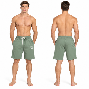Pantalones Cortos Deportivos para Hombre, con Cordón, Estilo Hip Hop, Cintura Media, Largos hasta la Rodilla, para Gimnasio, Fitness, Secado Rápido y Transpirables - Product Image 4