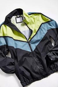 Chaqueta Cortavientos Ligera Color Block de Secado Rápido Transpirable Informal para Calle Chaqueta Deportiva Impermeable para Hombre - Product Image 3