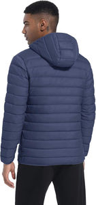 Chaqueta de Plumón Acolchada para Hombre con Logotipo Personalizado, Chaqueta de Invierno Cálida, Impermeable y Resistente al Viento, Fabricante OEM - Product Image 6