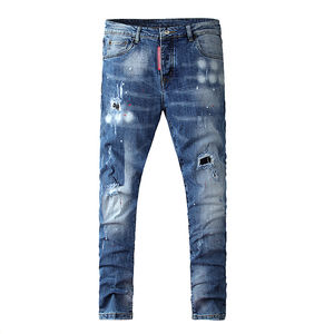 Pantalones Vaqueros Azules Vintage para Hombre, Diseño Clásico de Cinco Bolsillos, Mezclilla Resistente para el Trabajo y Actividades al Aire Libre - Product Image 4