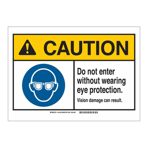 Señal de Seguridad de Protección Ocular - Cartel Plegable de PVC/PC para Laboratorios y Áreas Industriales - Product Image 3