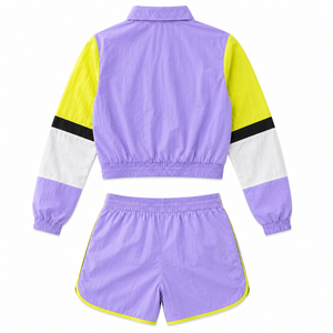 Premium <b>Women</b> Nylon Sports Tracksuit Breathable OEM Workout <b>Jacket</b> and Pants Factory Wholesale Custom Nylon Tracksuit for <b>Women</b> - Product Image 6
