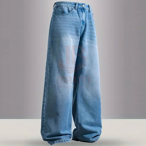 Jean décontracté oversize de haute qualité, couleur unie, best-seller, prix abordable, pour homme adulte - Product Image 2