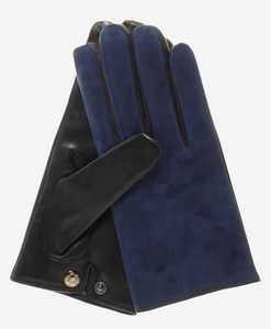 Gants en cuir longs jusqu'au poignet, non doublés, style uni, thermiques, pour l'hiver, usage quotidien, marron, noir - Product Image 2
