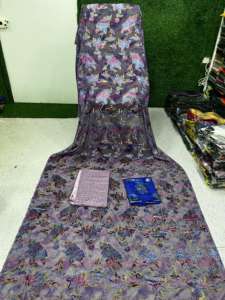 Conjunto de Dirac Somalí en Oferta, Maqbal Dirac Estampado, Vestido de Jacquard de Terciopelo 100% Poliéster, Resistente a la Encogimiento, Talla Mediana para Niñas - Product Image 6