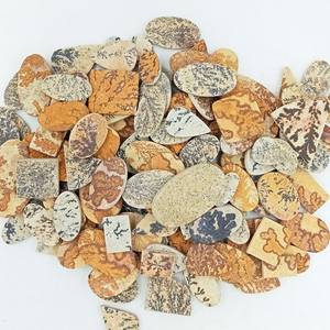 Piedras sueltas pulidas de psilomelana dendrítica natural para la fabricación de joyas, suministro al por mayor. - Product Image 2