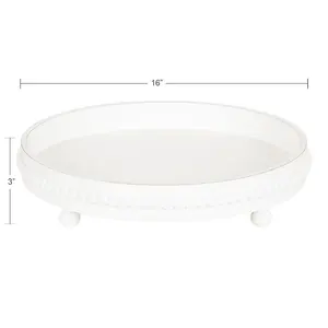 Plateau de rangement en bois fait main, plateau en bois de qualité supérieure pour hôtels de luxe, plateau de présentation et de service en bois design, sûr, Zahid Exports - Product Image 3