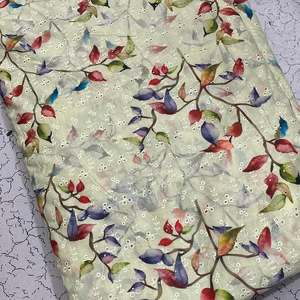 Tissu imprimé numérique en gros, motif floral, polyester, coton, rayonne, pour robe, chemisier, chemise, vêtement de mode - Product Image 6