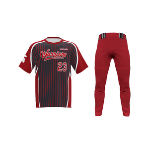 Uniforme de baseball imprimé sur mesure, design classique, t-shirt de baseball pour adultes unisexes - 100% polyester, taille plus, manches courtes - Product Image 6