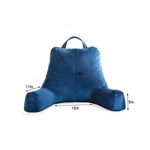 Solid Pattern Oblong Shape Bed Rest Sofa Back Memory Foam <b>Reading</b> <b>Pillow</b> Massage Flame Retardant - Product Image 5