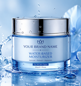 Crème hydratante en gros à base d'eau avec formule enrichie en vitamines, marque privée, hydratation légère pour tous types de peau - Product Image 1