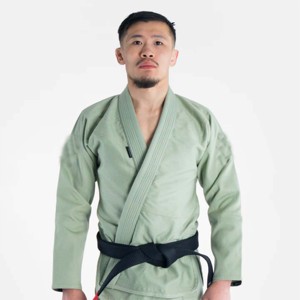 ชุดยูโด VICS SPORTS สำหรับผู้ชาย ผ้าฝ้าย 100% สีเขียว ทรงเข้ารูป น้ำหนัก 160 กรัม ทนทาน ระบายอากาศได้ดี ชุดยูโดสำหรับผู้ใหญ่ ชุดกีฬาต่อสู้ - Product Image 6