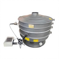 Tamiseur vibrant industriel en acier inoxydable 304, machine de tamisage rotative vibrante à ultrasons pour poudres, pour l'industrie alimentaire et chimique