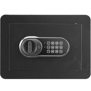Caja Fuerte de Seguridad de Acero de 0.5 Pies Cúbicos para Montar en la Pared con Teclado Digital y 2 Llaves, Caja Fuerte para el Hogar para Proteger Dinero en Efectivo, Fácil Instalación - Product Image 1