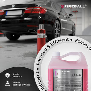 Espuma de Nieve Pre-Lavado para Autos Fireball, 4000 ml, Segura para Selladores de Cera, Fragancia Suave/Fresca, Deja la Superficie Brillante para Autos y Motos - Product Image 5