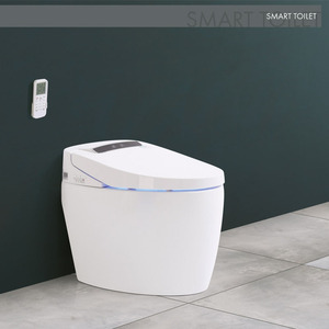 Haut de gamme hôtel salle de bain Intelligent électrique en céramique toilette automatique siège affleurant chauffage télécommande monté au sol - Product Image 5