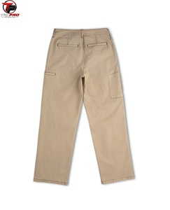 Pantalon cargo kaki pour homme TRI PRO SPORTS, coupe classique, coton mi-lourd, pantalon de travail décontracté avec plusieurs poches, style printemps - Product Image 4