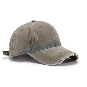 Hot Selling Vintage Washed Cap For Adults Solid Colore Blank <b>Hat</b> Vintage Wash Dad Caps Distressed Style Windproof Quick-dry Caps - Product Image 2