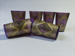 Juegos de té y café elegantes vasos de té marroquíes al por mayor - Product Image 4