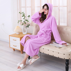 Serviettes <span class=keywords><strong>de</strong></span> <span class=keywords><strong>bain</strong></span> en microfibre antibactériennes pour femmes, grands pyjamas doux à séchage rapide et robe ample pour adultes, usage domestique - Product Image 4