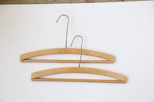 Wooden Hanger <b>Garment</b> Hook Durable Eco-Friendly Lacquer Finish Modern Wardrobe Clothing Storage Multifunctional Non-Slip - Product Image 2