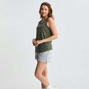 Débardeur décontracté pour femme en mélange de coton doux et respirant, sans manches, idéal pour la gym, le yoga et les activités sportives – Fournisseur OEM - Product Image 4
