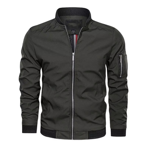 Classic Unisex Sportswear Baseball <b>Jackets</b> Windproof Coat Wholesale Teen Boy Customized Blank Flight Bomber <b>Jacket</b> - Product Image 5